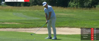 Jamie Donaldson - Round 1 Hole 9