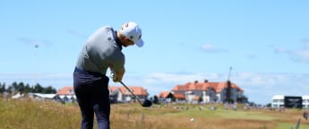 Will Zalatoris' ball stops on Matt Fitzpatrick's marker