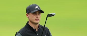 Amateur Ludvig Aberg shares first-round lead in Dubai