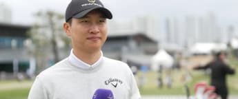 Jeunghun Wang: I'm really happy to be here and hopefully I play well