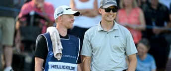 Marcus Helligkilde leads at Wentworth after late surge