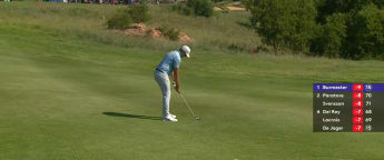 Dean Burmester extends lead to two strokes with birdie at 16