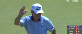 WATCH: Louis Oosthuizen makes his third eagle of his round