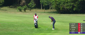 WATCH: Santiago Tarrio makes eagle after brilliant approach at the tenth