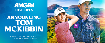 McKibbin excited for Amgen Irish Open test at Royal County Down