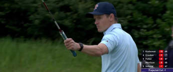 Daan Huizing judges tramliner for 'bonus' birdie at the seventh