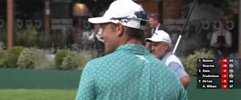 Andrea Pavan makes an unlikely birdie