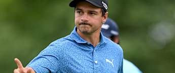 David Micheluzzi leads in Germany after big finish