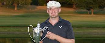 Harry Hall chips in on third playoff hole for first PGA TOUR win at ISCO Championship