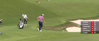 WATCH: Ryo Hisatsune holes out for eagle at the fifth