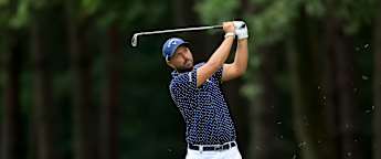 Tommaso Perrino representing disability golf at Italian Open on DP World Tour