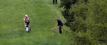 Miguel Ángel Jiménez | Omega European Masters | Round 1 | 9th Hole