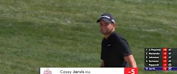 WATCH: Casey Jarvis finds the cup TWICE with one shot!