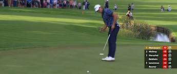 WATCH: Matteo Manassero birdies the last to extend lead 