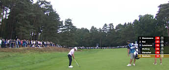 WATCH: Matthew Baldwin sets up kick-in birdie at the 11th 