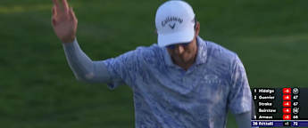 WATCH: Dylan Frittelli chips in for eagle at the 18th