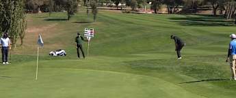 Joe Dean chips in for eagle at the fourth 