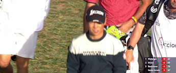 WATCH: Yuto Katsuragawa comes close to an ace at the par-three 17th