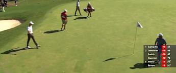 WATCH: David Puig chips in at the ninth