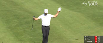 WATCH: Marcel Schneider almost holes out for eagle at the seventh