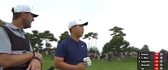 WATCH: Tom Kim almost holes out for eagle!