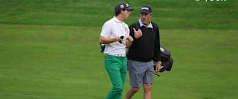 Joseba Torres has his uncle José María Olazábal on the bag at Q School Final Stage