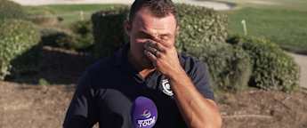 Nick Carlson in tears after making cut at Q-School Final Stage