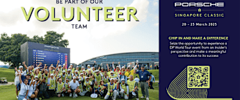 Volunteering at the Porsche Singapore Classic