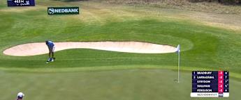 Short game perfection from home favourite Christiaan Bezuidenhout at the first