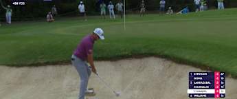 Bunker brilliance from Corey Conners at the 11th 