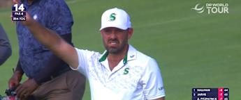 Schwartzel makes hole-out eagle at 14th