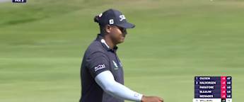 Williams judges putt to perfection at the 11th