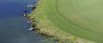 Levy gets lucky at the 15th