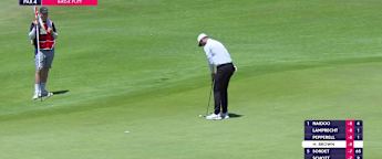 Hamish Brown birdies the first to move clear at the top