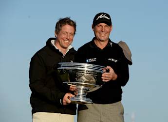 On the tee: at the Alfred Dunhill Links Championship