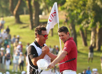 With this win - Justin Rose