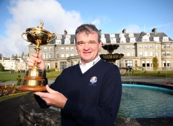 Ryder Cup delivered to Gleneagles by Paul Lawrie
