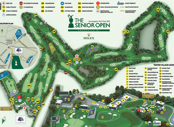 The Senior Open: Site Map
