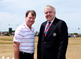 Wales' First Minister visits Senior Open