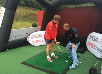 Visually Impaired RNC Students Enjoy ISPS HANDA Wales Open 