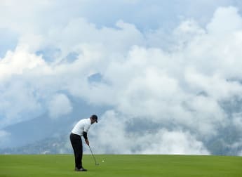 Ramsay on top in the Alps