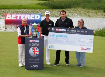 Bumper amount raised for Prostate Cancer UK at the Betfred British Masters hosted by Sir Nick Faldo