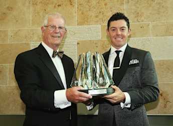 McIlroy receives the Mark McCormack award