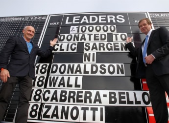 Irish Open raises grand total of £100,000 for charity