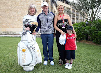 Belfast boy meets hero Rory McIlroy in Abu Dhabi