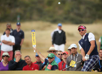 Poulter spurred on by home support