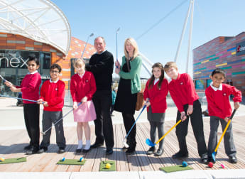 Newport Shopping Centre transformed into Street Golf venue