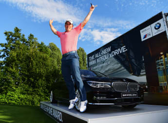 Ramsay jumping for joy after BMW ace