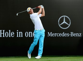 Mercedes-Benz on offer at Omega Dubai Desert Classic