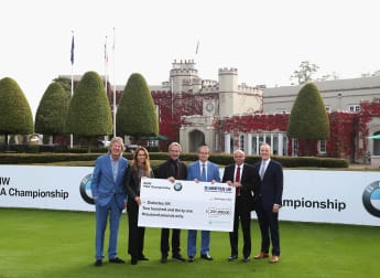 £350,000 raised for official charities at BMW PGA Championship
